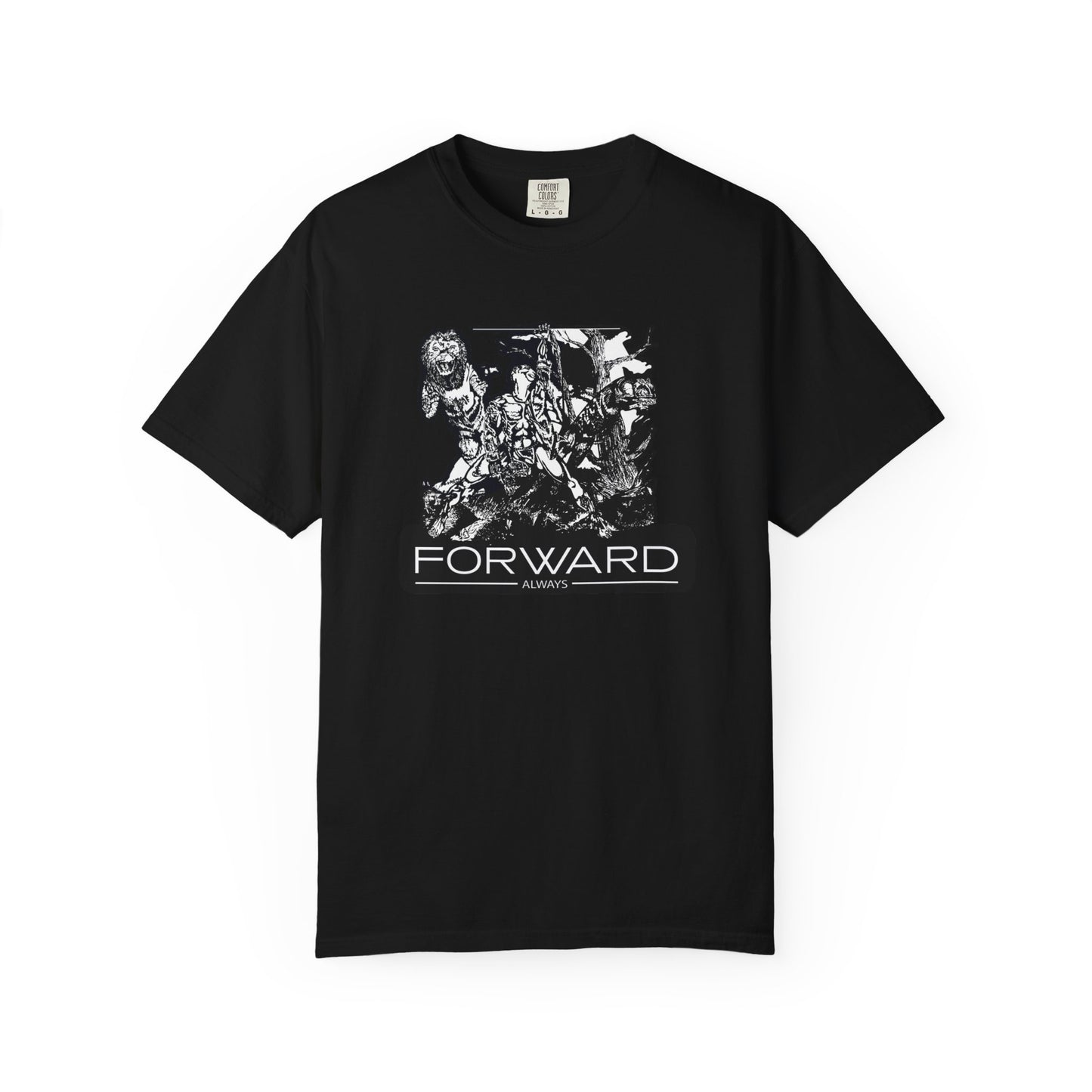 Action themed T-shirt with Lion and Panther Design
