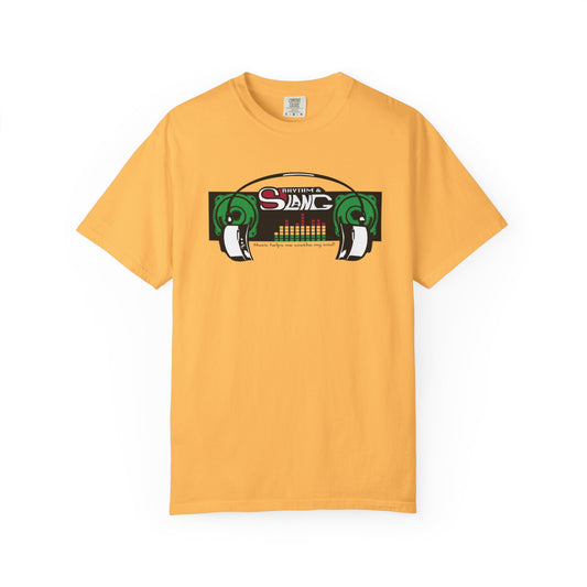 Music Vibes Unisex Garment-Dyed T-shirt - Rhythm and Slang Design